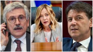 D'Alema, Meloni e Conte