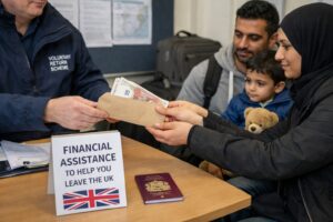 Denaro a famiglie che lasciano il Regno Unito volontariamente