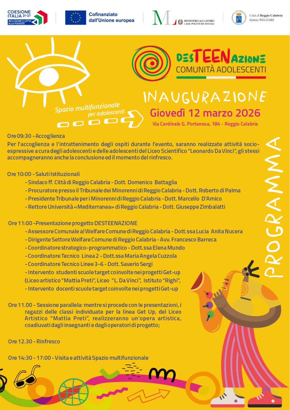 Desteenazione locandina