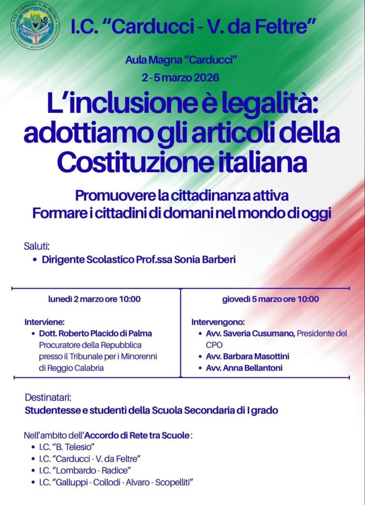 Evento Costituzione Carducci-Da Feltre