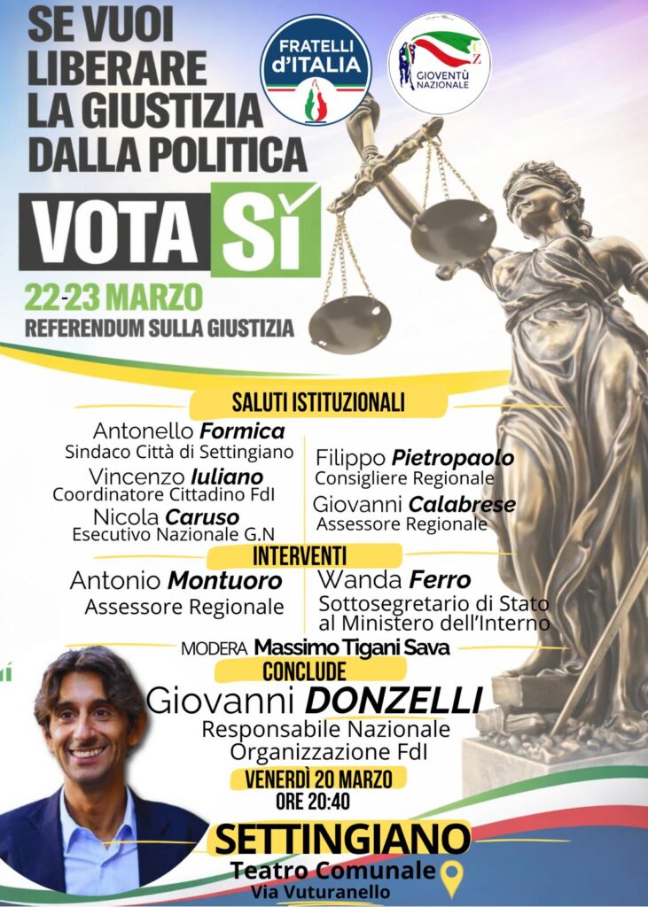 Evento sì referendum Fdi