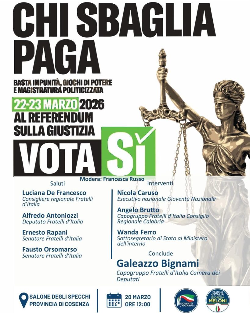 Evento sì referendum Fdi