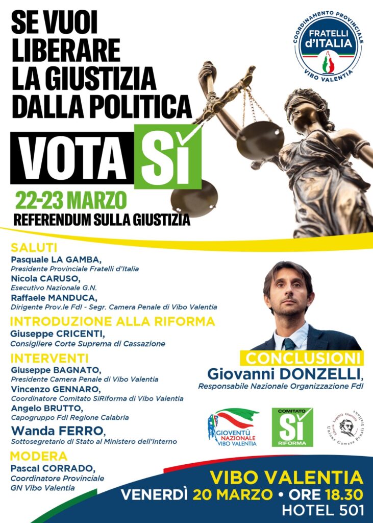 Evento sì referendum Fdi