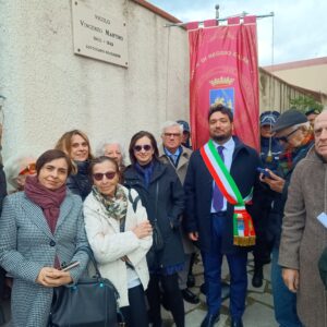 Gallico intitola una via al sottocapo nocchiere Vincenzo Martino