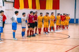 Giocatori giallorossi (MESSINA FUTSAL)