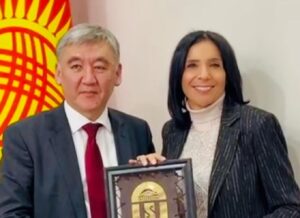 Giusi Princi e Rettore Osh State University