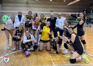 Il Messina Volley a fine gara