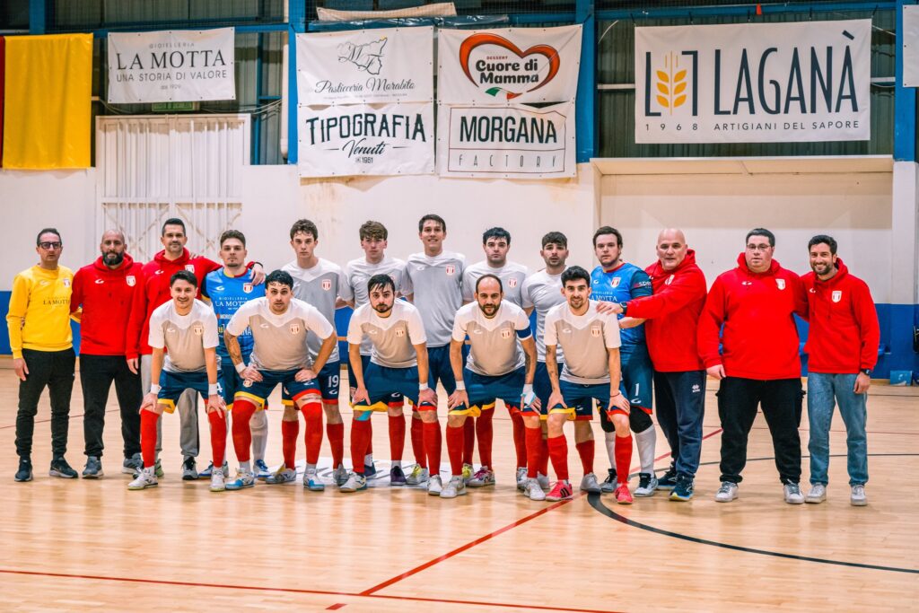 Il gruppo al completo del MESSINA FUTSAL