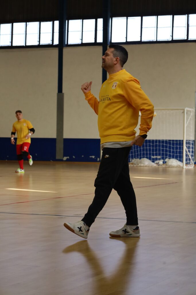 Il tecnico Giuseppe Fiorenza (MESSINA FUTSAL)