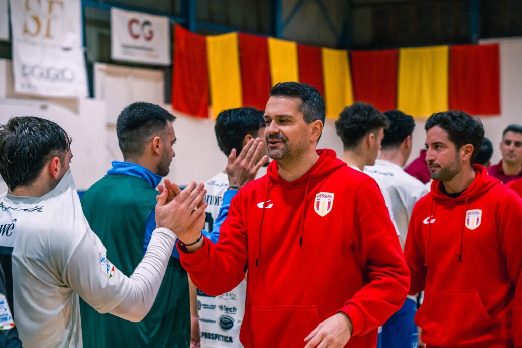 Il tecnico Giuseppe Fiorenza (MESSINA FUTSAL)