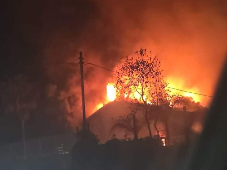 Incendio Sunset Palmi