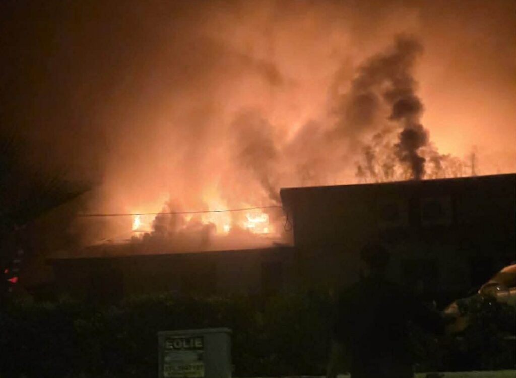 Incendio Sunset Palmi