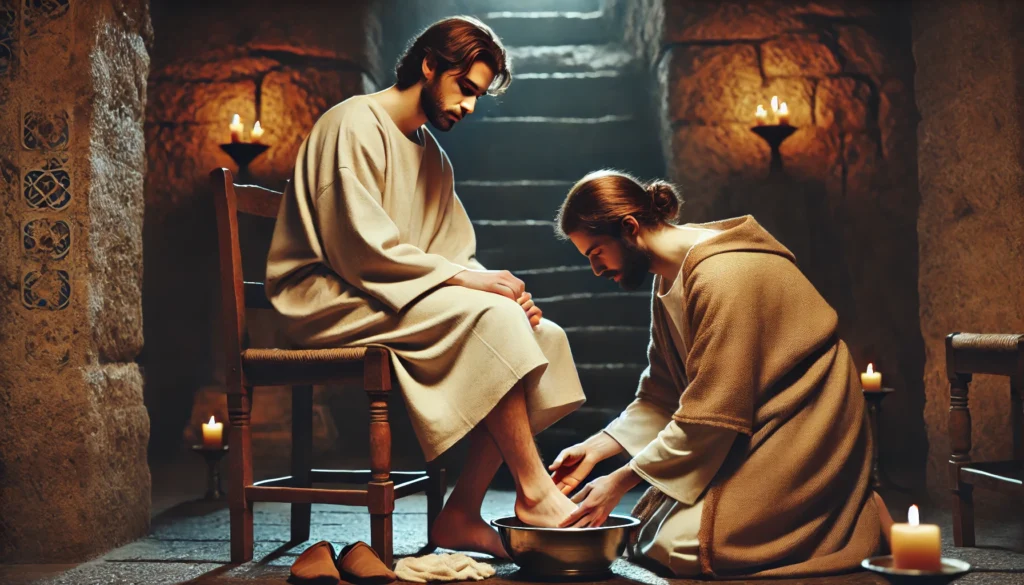 Lavanda Piedi Giovedì Santo