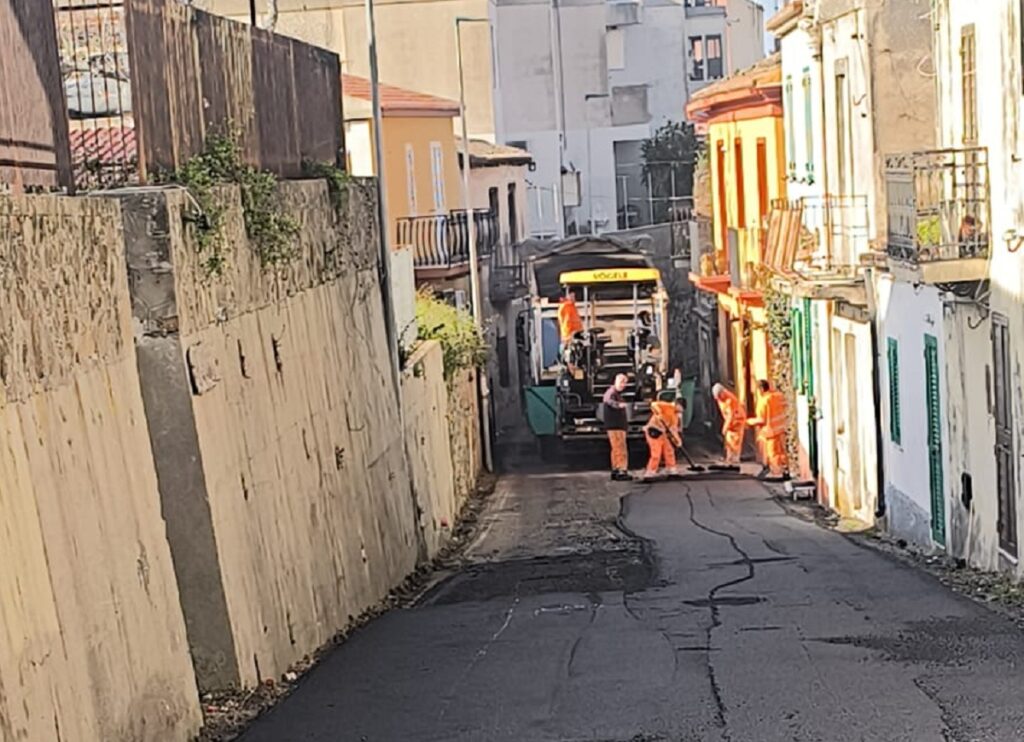Lavori di riqualificazione della SP 50 di Castanea