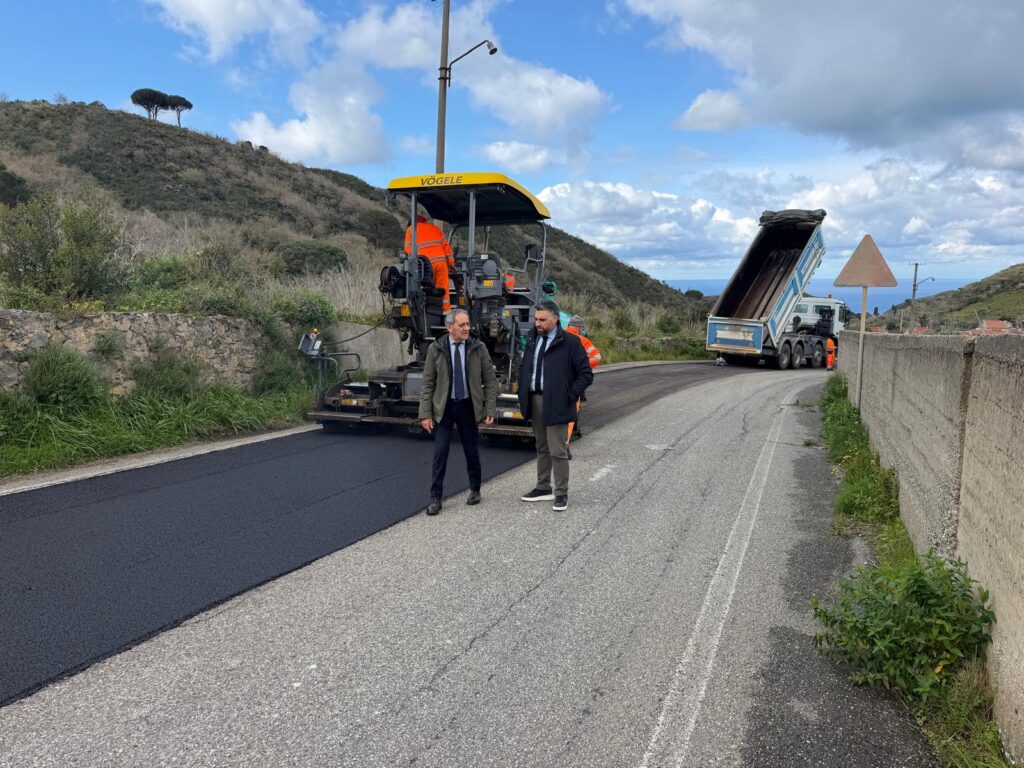 Lavori di riqualificazione della SP 50 di Castanea