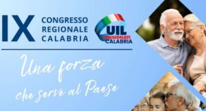 Locandina IX Congresso UIL Pensionati Calabria