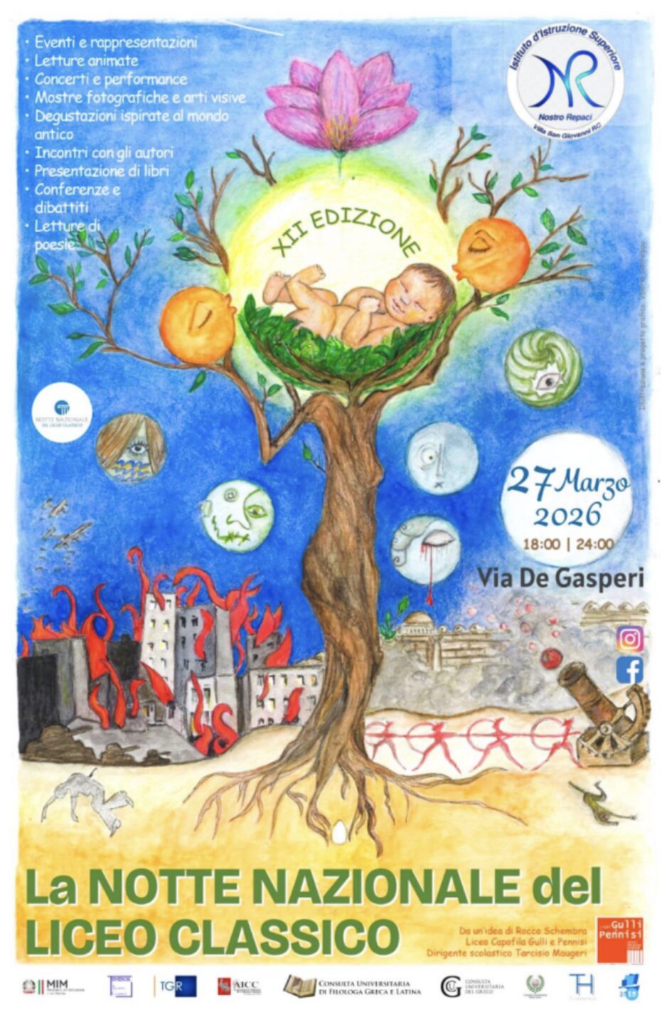 Locandina Notte Nazionale Liceo Classico