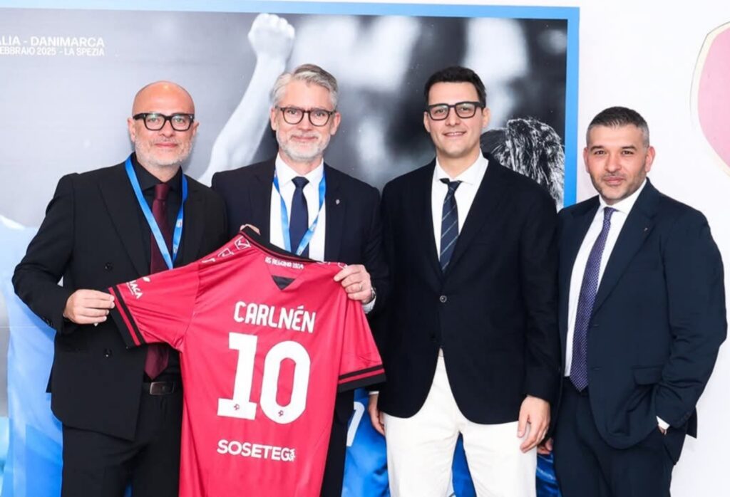 Maglia celebrativa Reggina Italia-Svezia