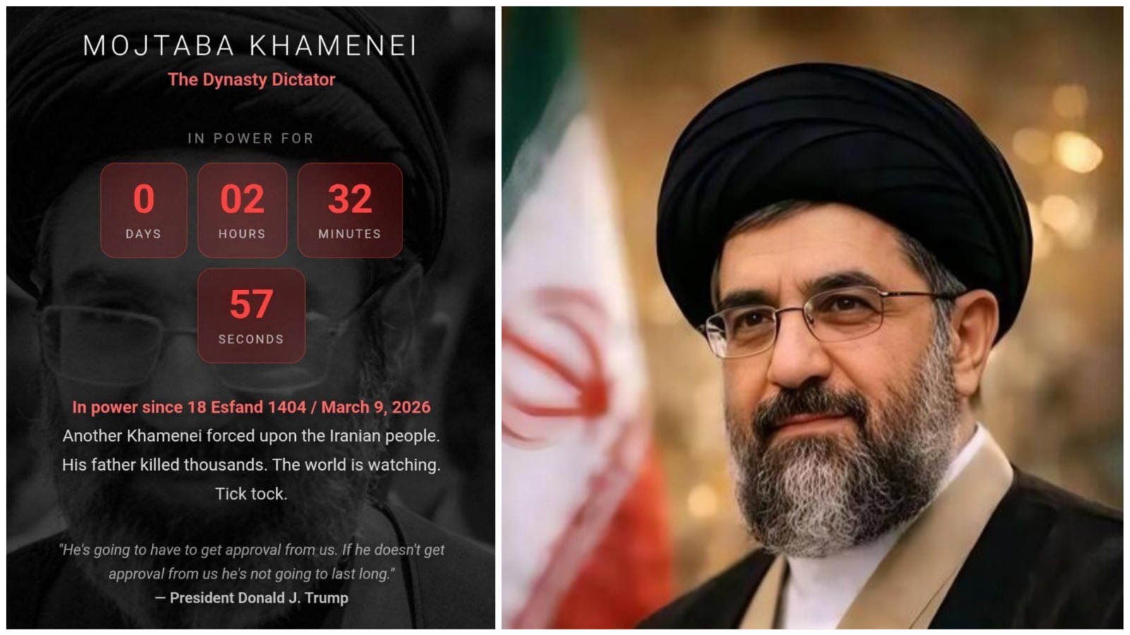 Mojtaba Khamenei orologio vita