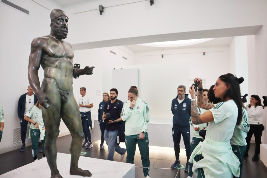 Nazionale Italia Calcio Femminile Museo Reggio Calabria