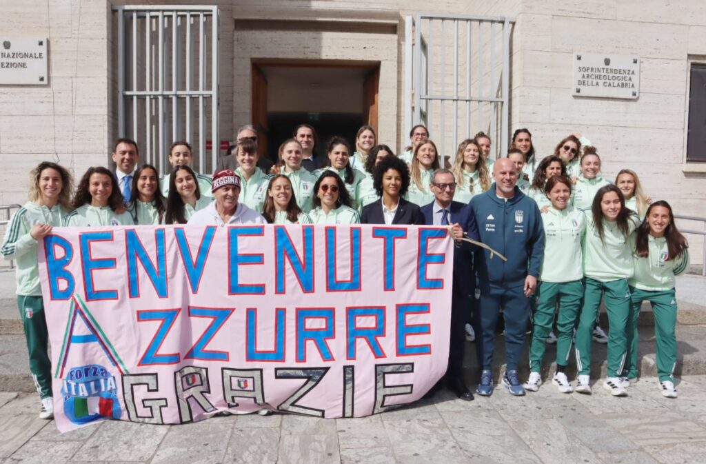 Nazionale Italia Calcio Femminile Museo Reggio Calabria
