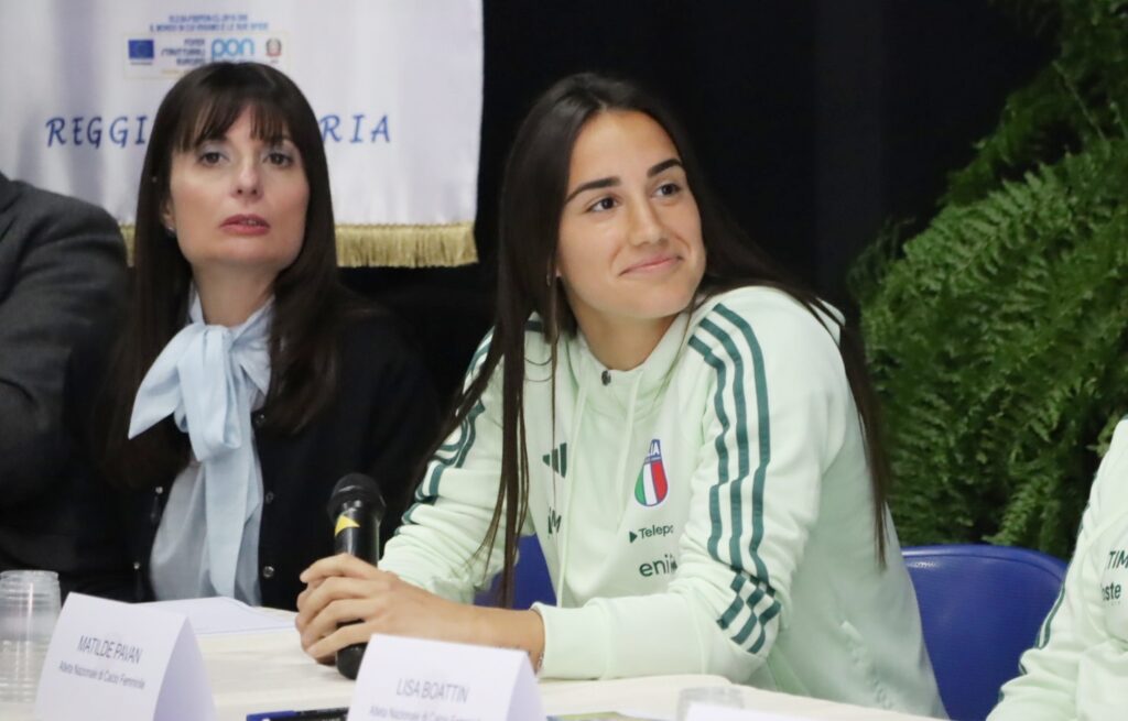 Nazionale Italia Femminile Calcio Scuola Telesio Montalbetti