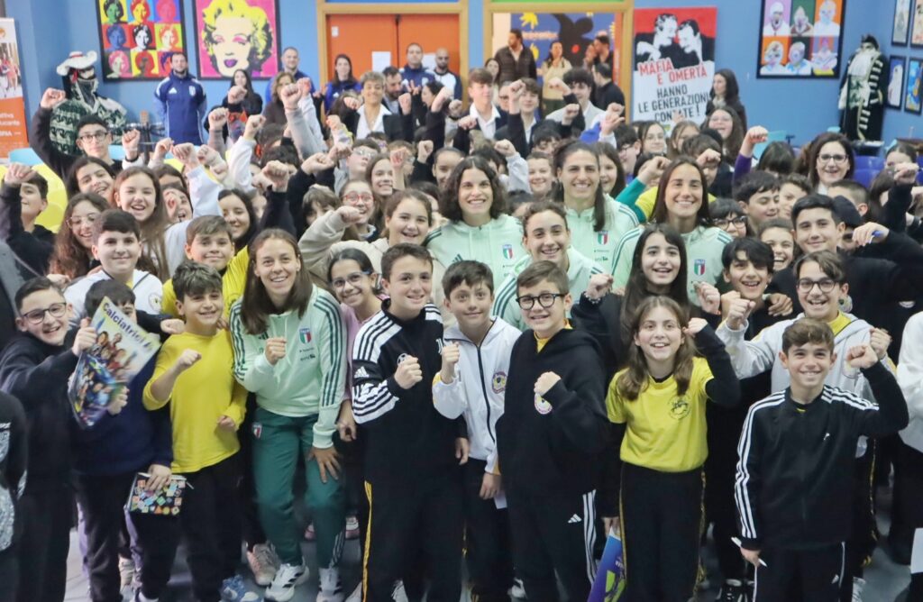 Nazionale Italia Femminile Calcio Scuola Telesio Montalbetti
