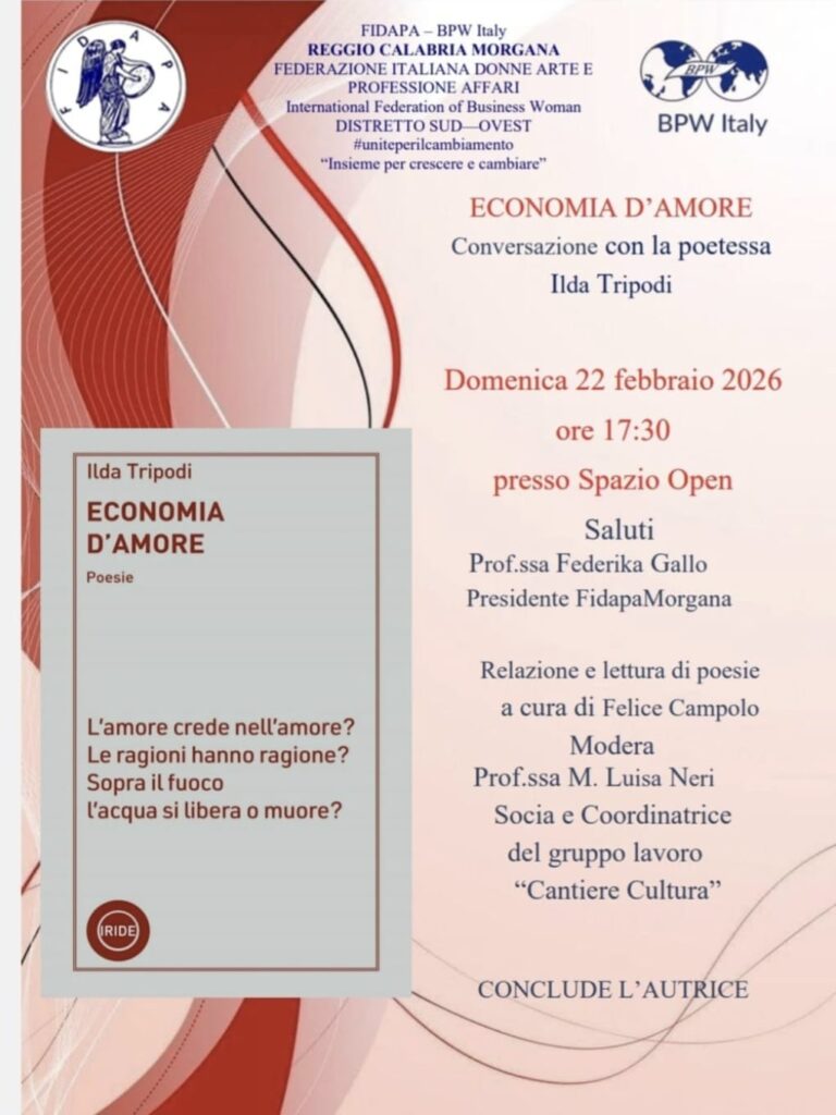 Presentazione libro Ilda Tripodi Economia d'amore