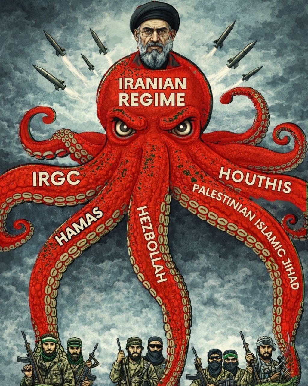 Regime Iran polpo
