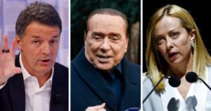 Renzi Berlusconi Meloni
