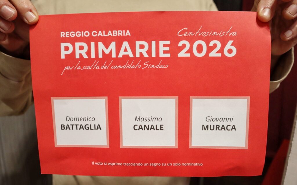Schede Primarie CentroSinistra 2026 a Reggio Calabria