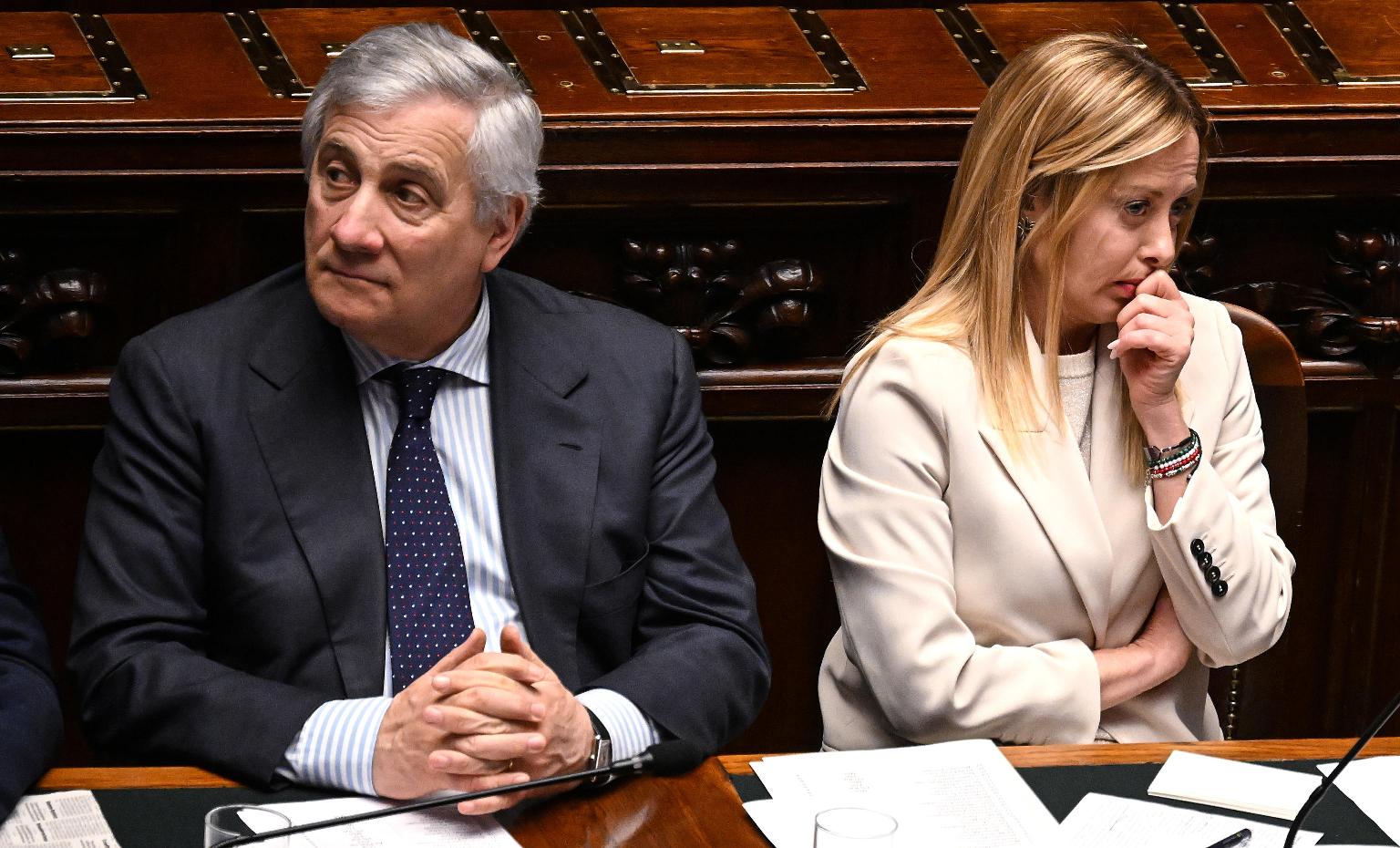Tajani e Meloni