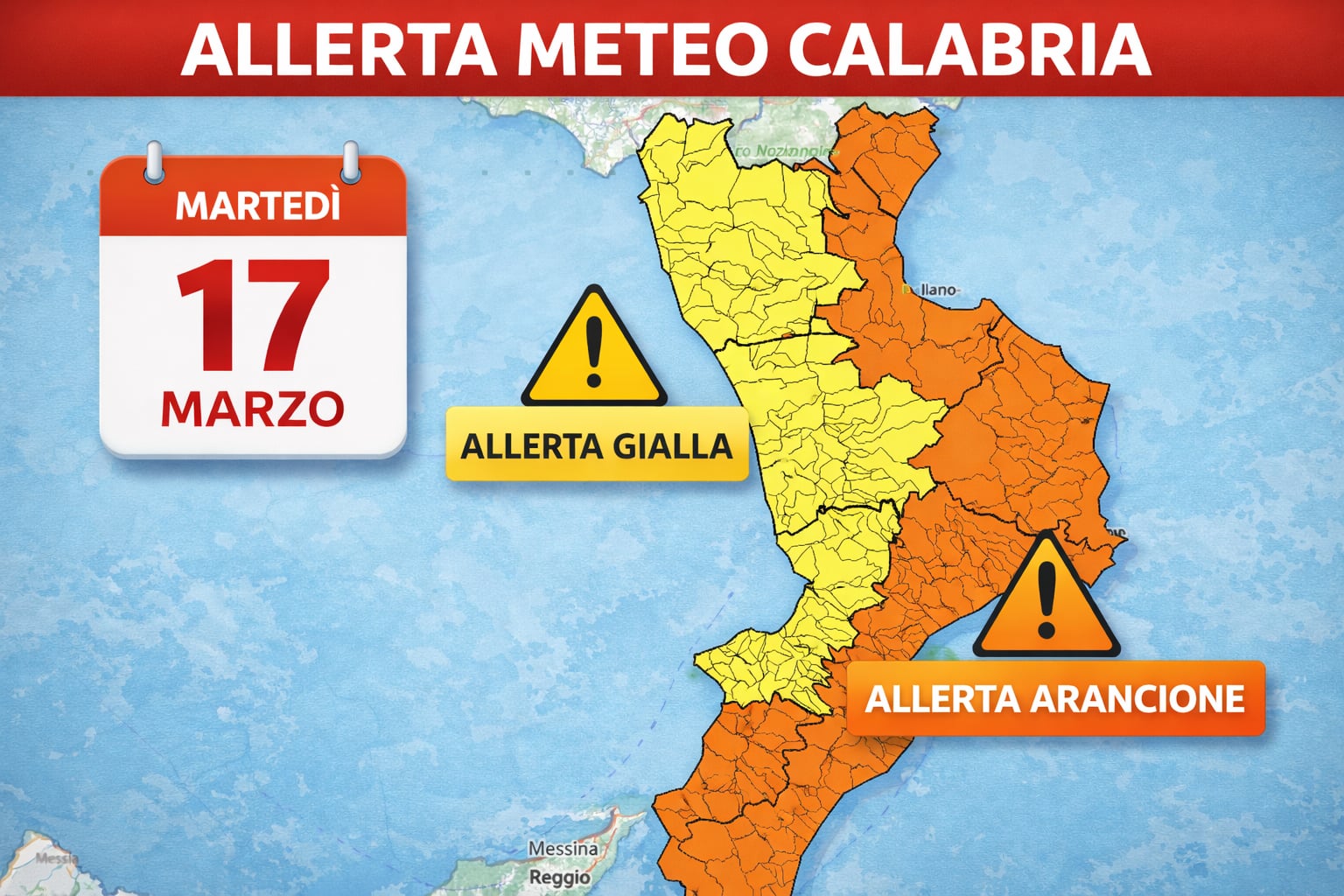 allerta meteo calabria