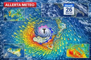 allerta meteo ciclone deborah calabria sicilia