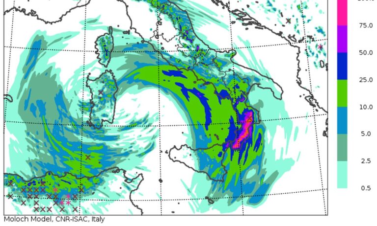 allerta meteo domenica sera