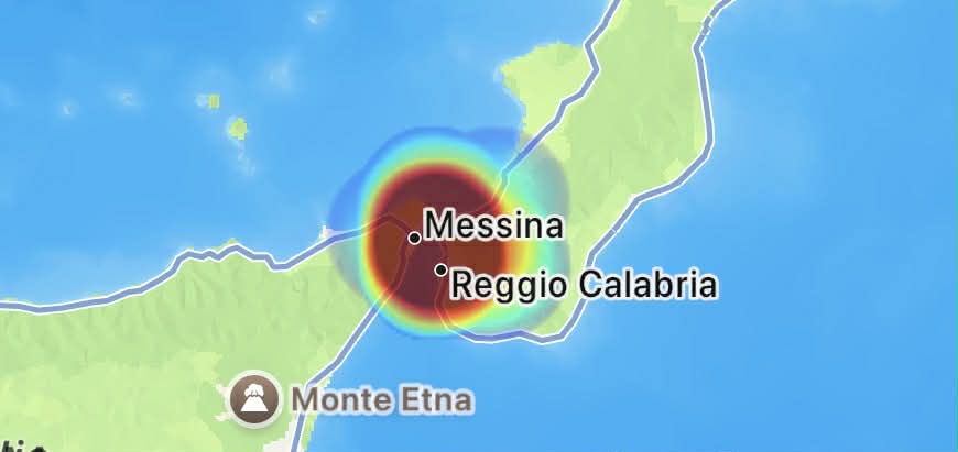 Terremoto stretto di messina