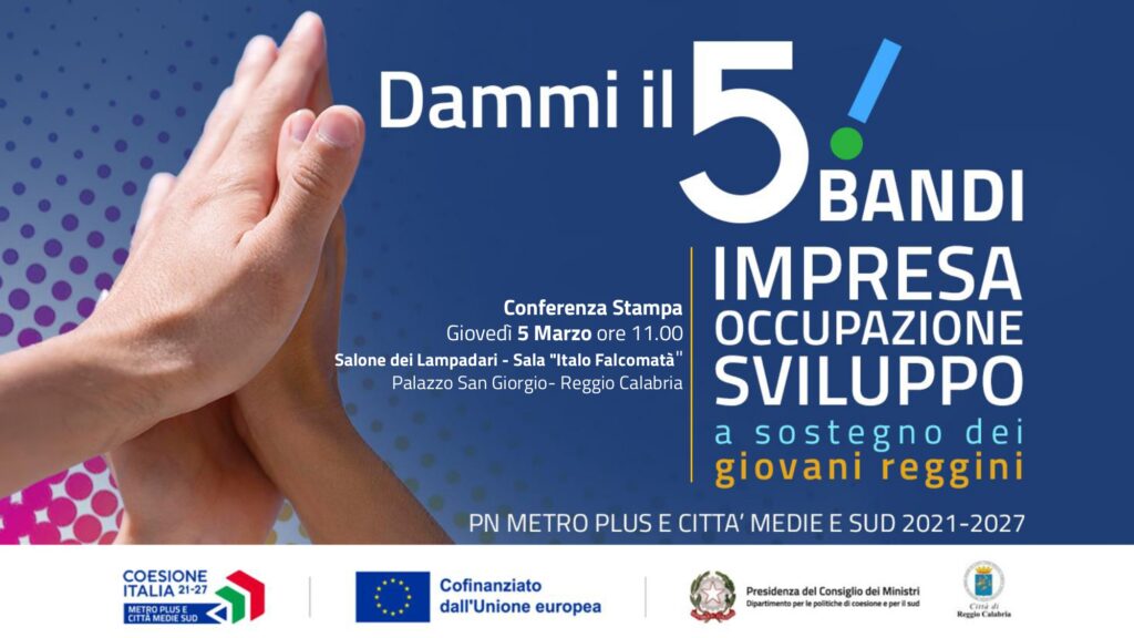 bandi progetto lavoro dammi il 5