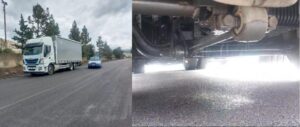 camion perde gasolio