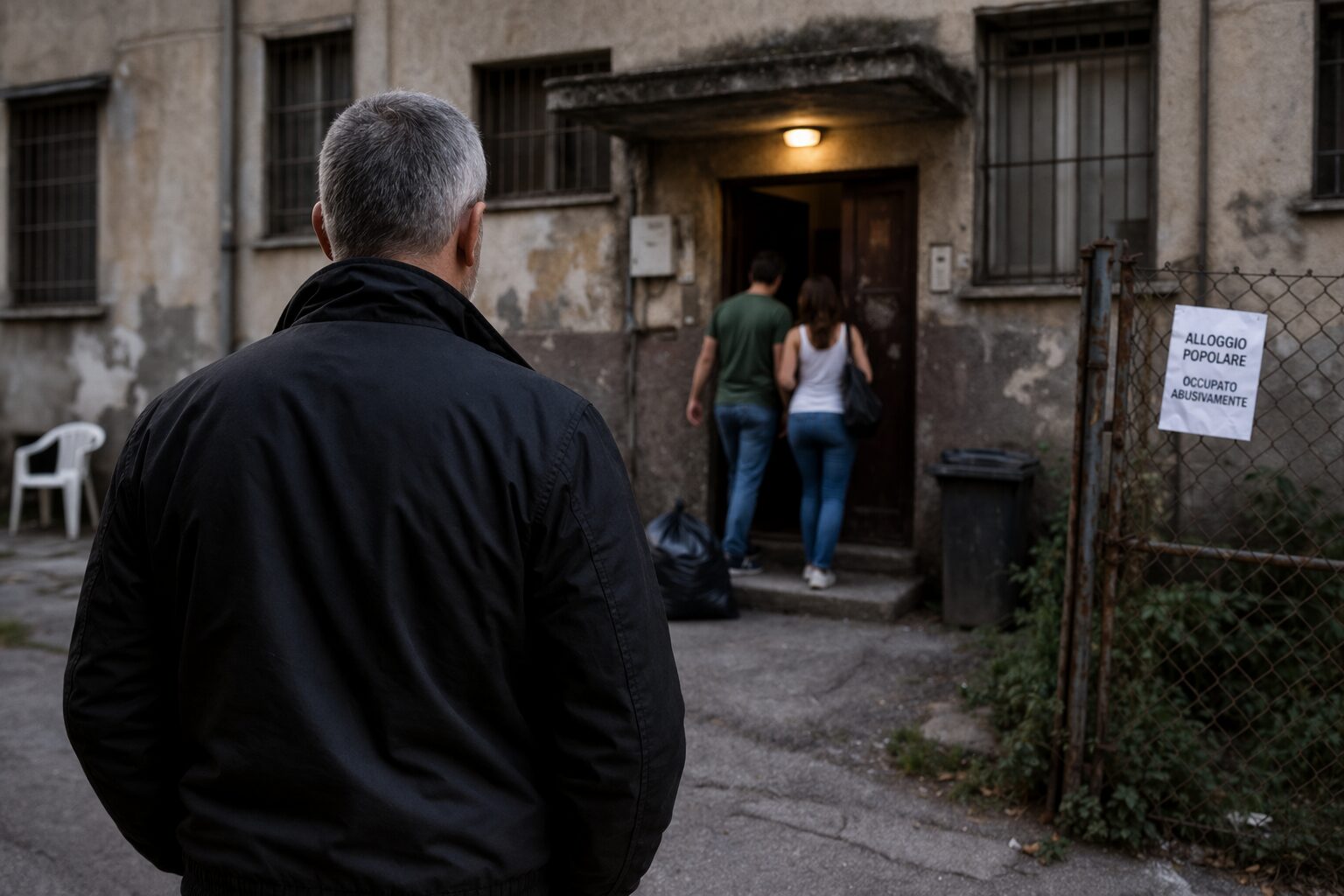casa occupata abusivamente