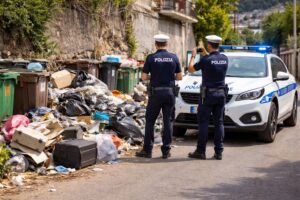 controlli rifiuti polizia municipale