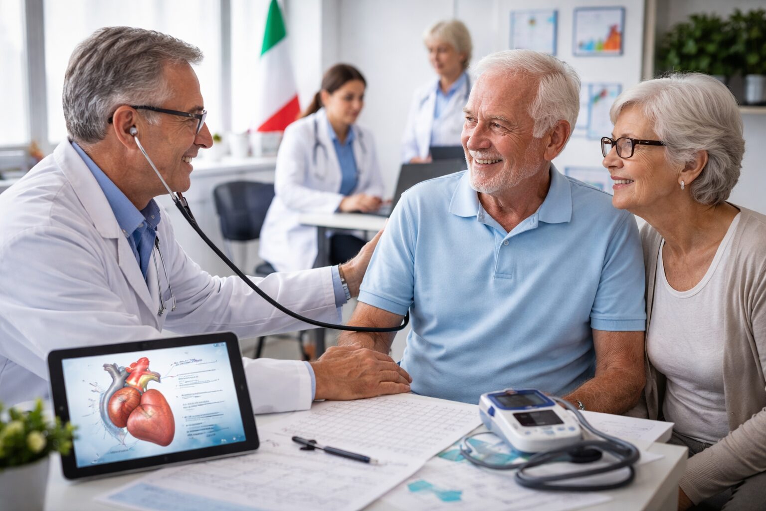 controllo in clinica Stenosi aortica