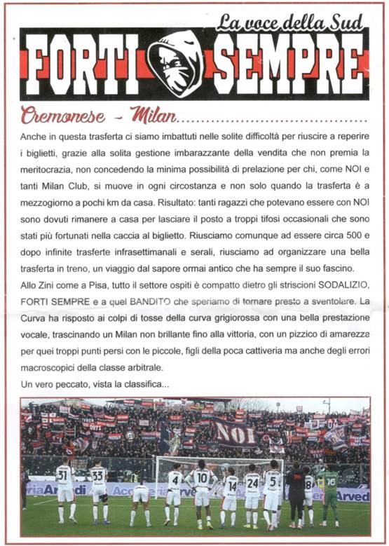 davi biglietti curva milan