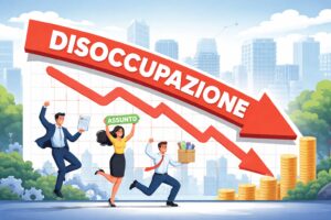 disoccupazione in calo