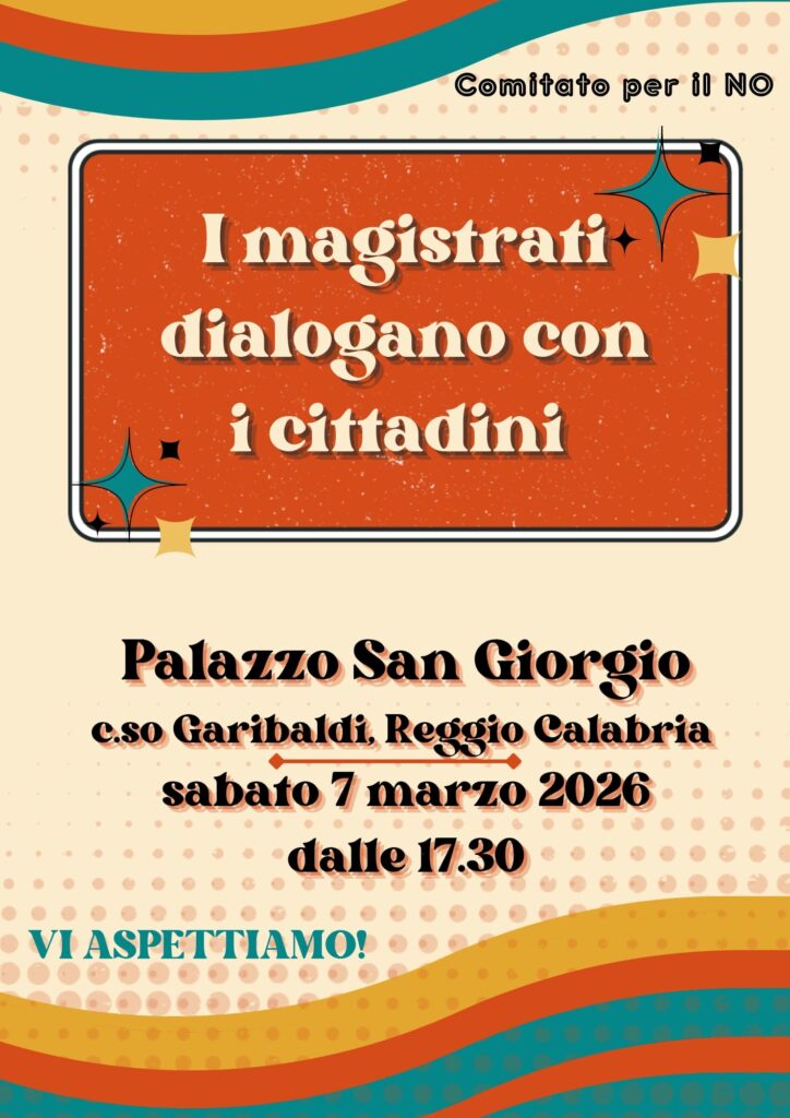 eventi marzo comitato giusto dire no al referendum