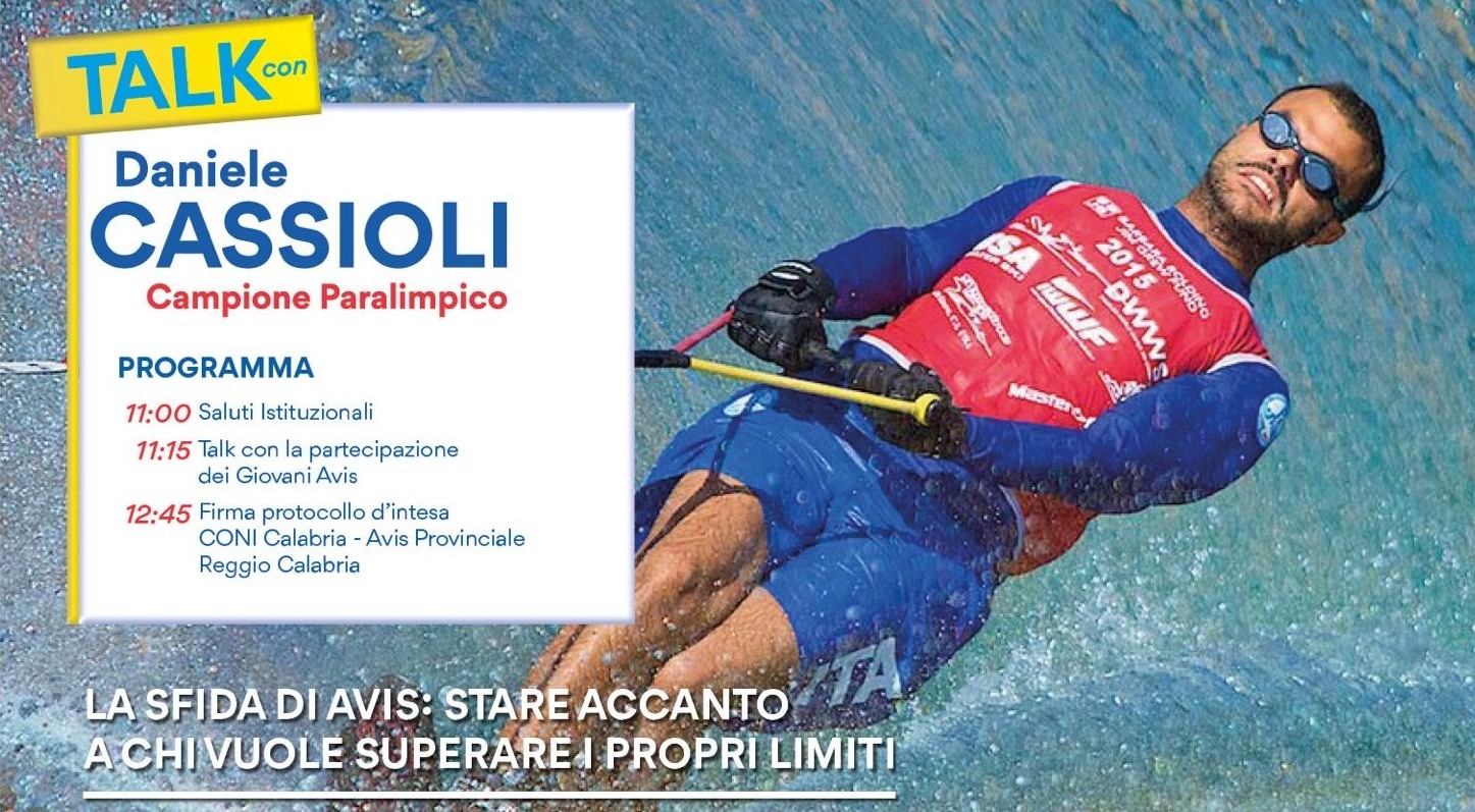 evento con campione paralimpico daniele cassioli