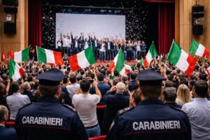 festa elettorale non autorizzata