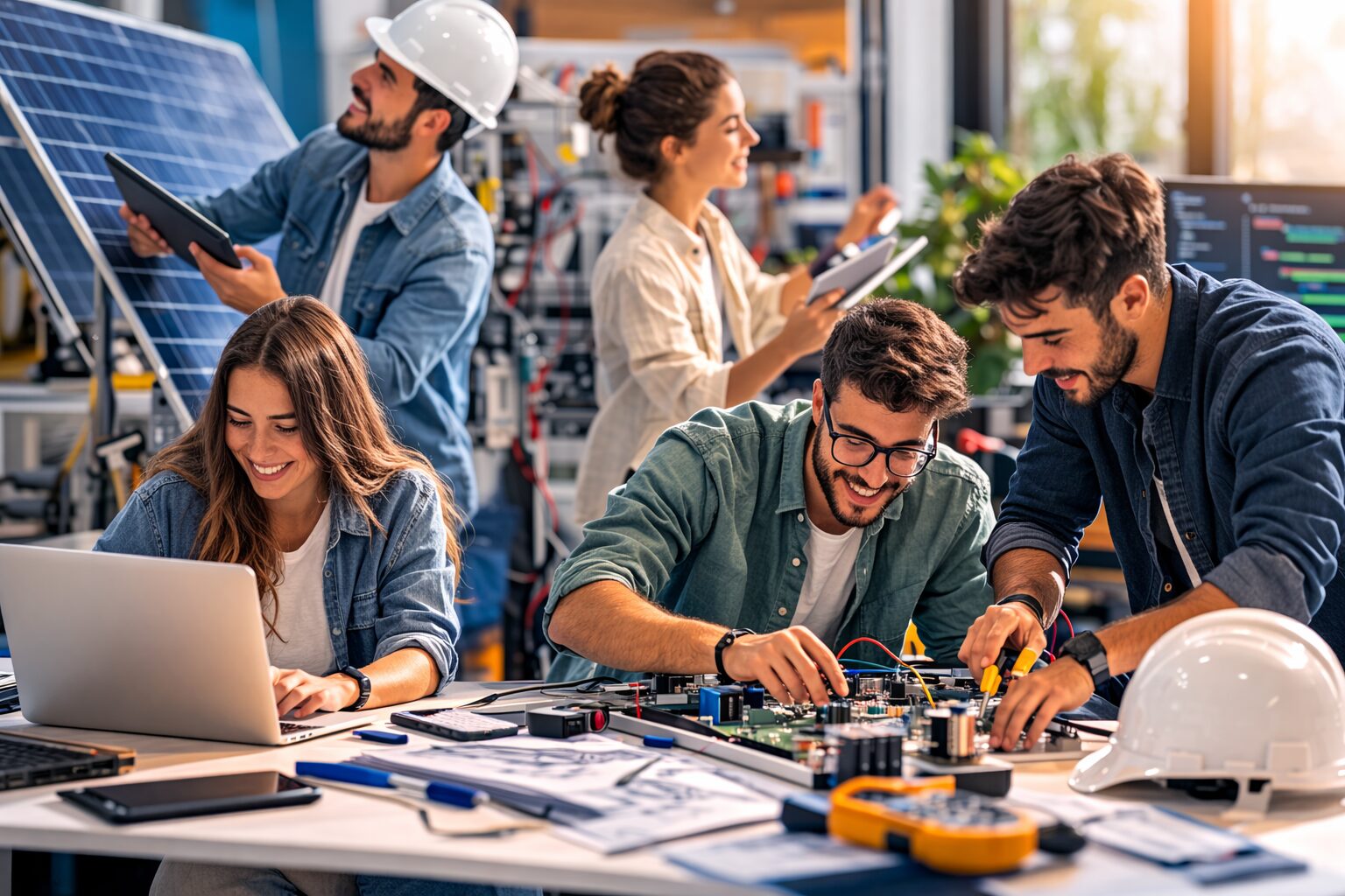 giovani al lavoro con le nuove tecnologie tra energia e informatica – lavoratori