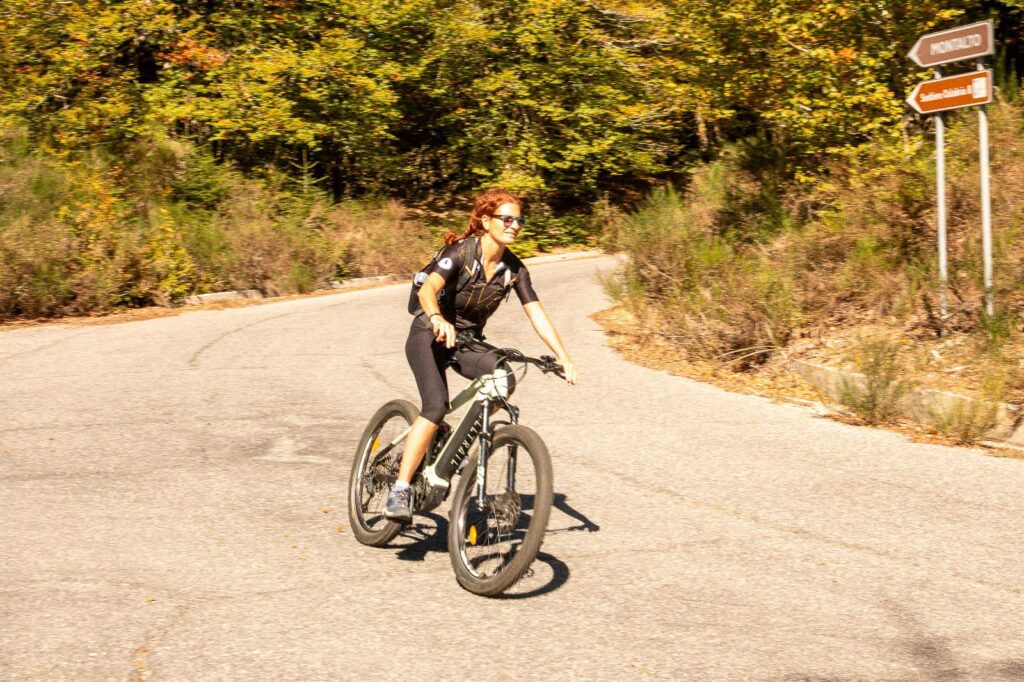 in bici in montagna