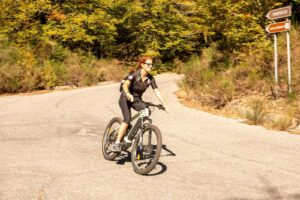 in bici in montagna
