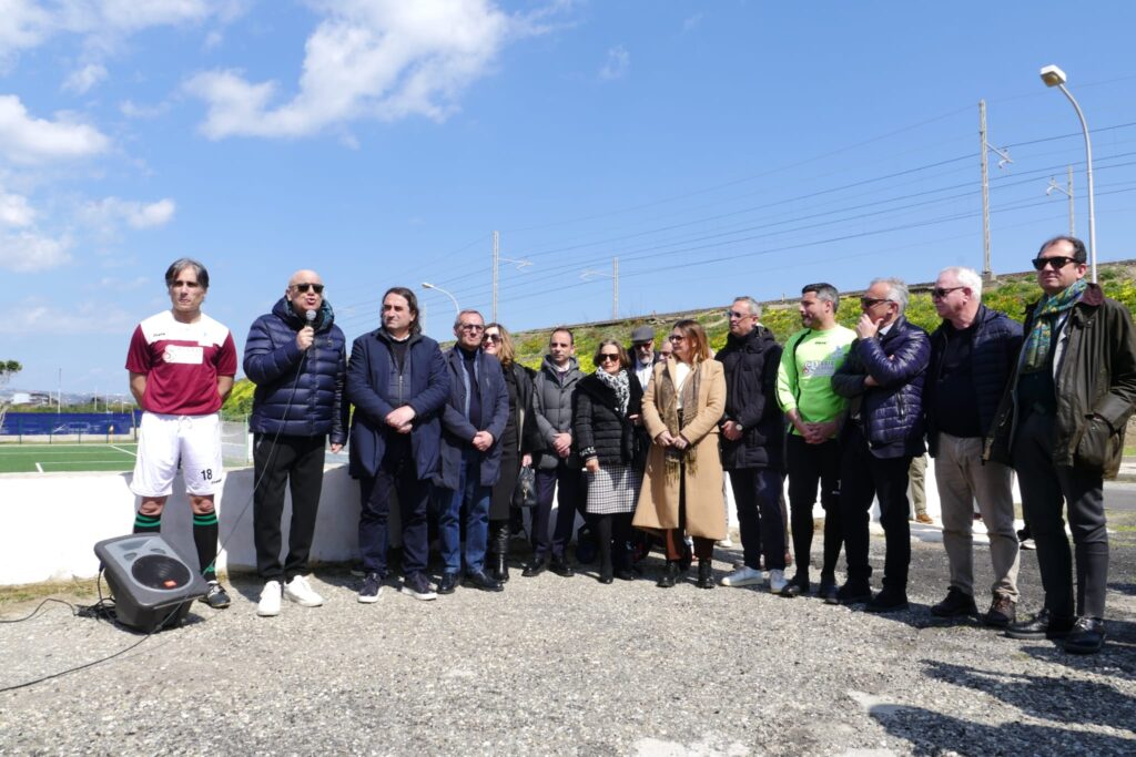 inaugurazione campo catona pietro reitano